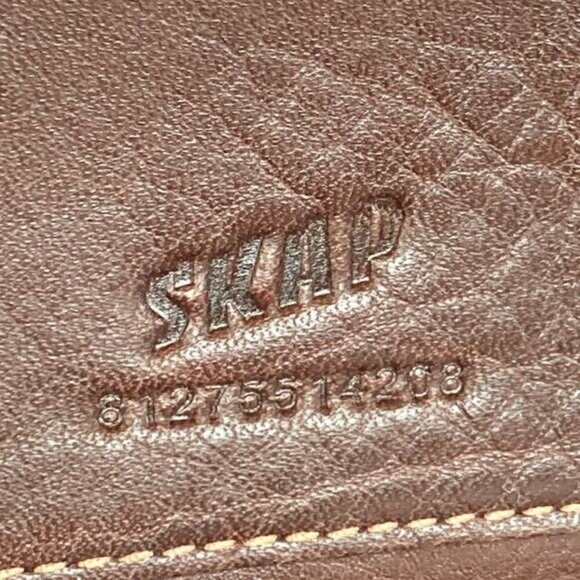 SKAP Leather Zippered Travel Wallet Large Unisex - Picture 14 of 14